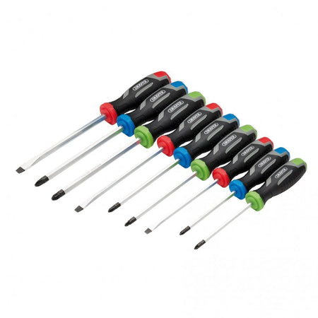 Pound Thru Soft Grip Screwdriver Set (9 Piece) : Model No. 210/S2