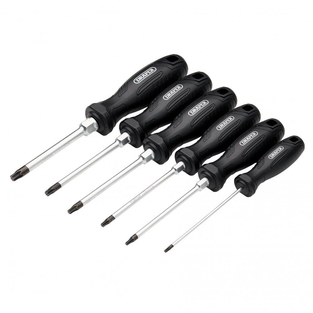Draper TX-STAR Hard Grip Screwdriver Set (6 Piece) : Model No. 220/S3