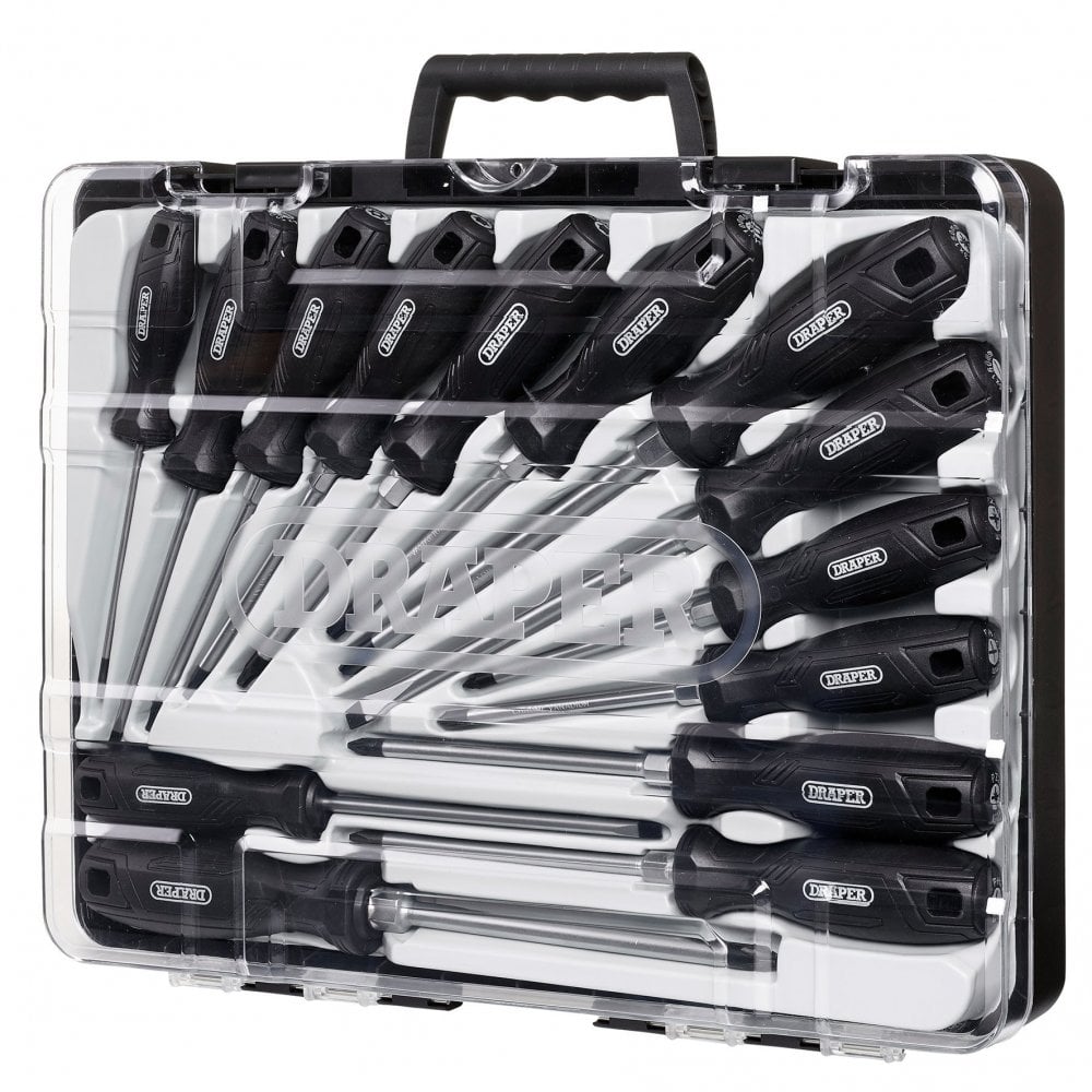 Hard Grip Screwdriver Set with Draper TX-STAR (14 Piece) : Model No. 220/S6