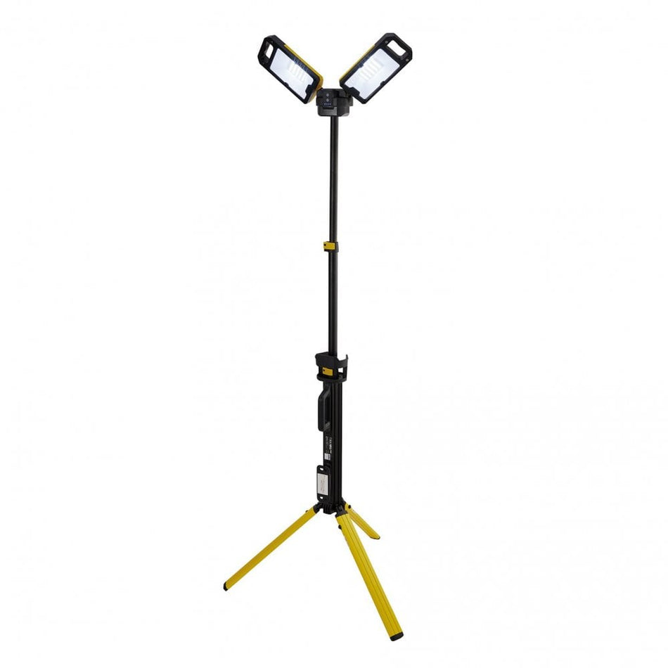 230V LED Rechargeable Tripod Site Light, 50W, 5000 Lumens : Model No. RC/TSL/50W