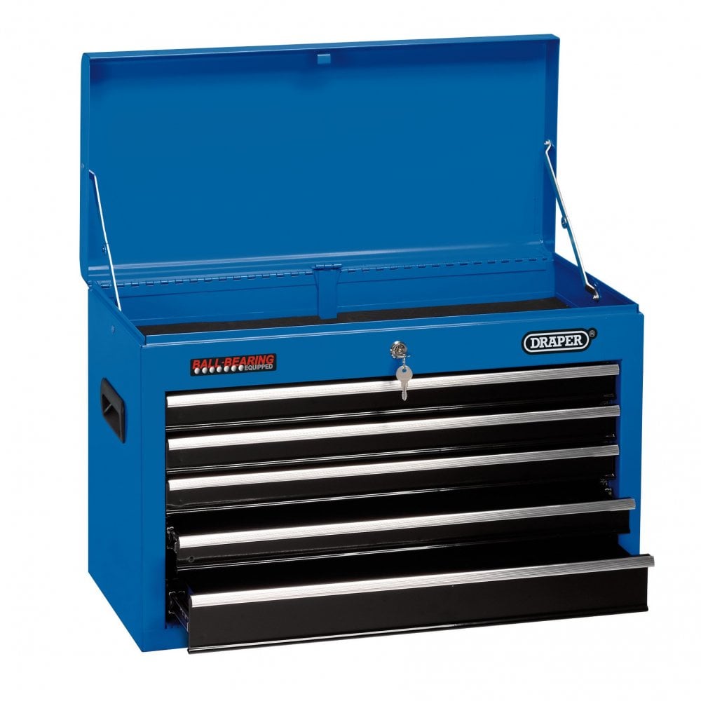Tool Chest, 5 Drawer, 26", Blue : Model No. TC5D