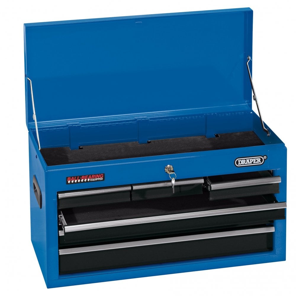 Tool Chest, 6 Drawer, 26", Blue : Model No. TC6D