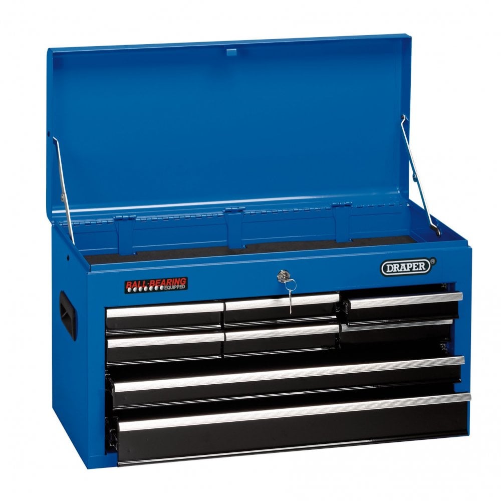 Tool Chest, 8 Drawer, 26", Blue : Model No. TC8D