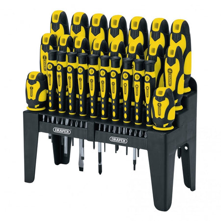 Soft Grip Screwdriver and Bit Set, Yellow (47 Piece) : Model No. 864/47/Y