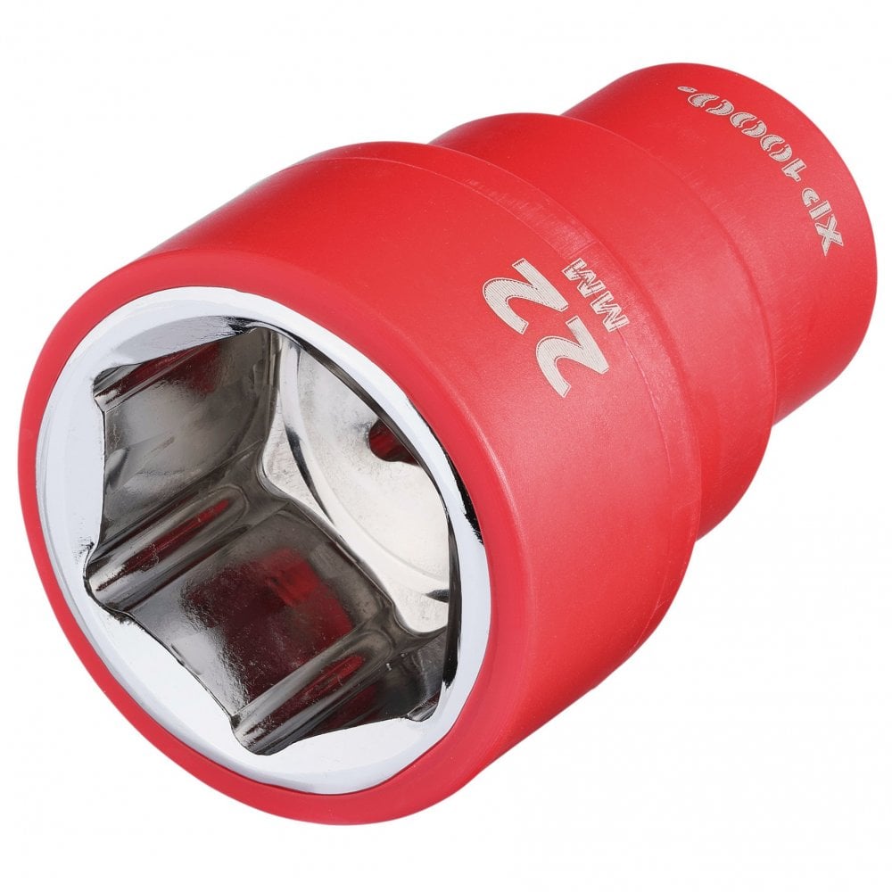 XP1000 VDE Socket, 3/8" Sq. Dr., 22mm : Model No. XP1000-3/8-SOC