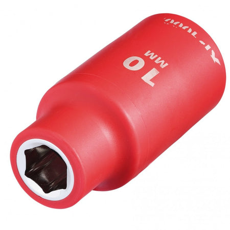 XP1000 VDE Socket, 1/2" Sq. Dr., 10mm : Model No. XP1000-1/2-SOC