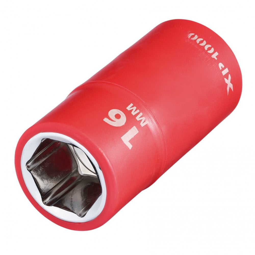 XP1000 VDE Socket, 1/2" Sq. Dr., 16mm : Model No. XP1000-1/2-SOC