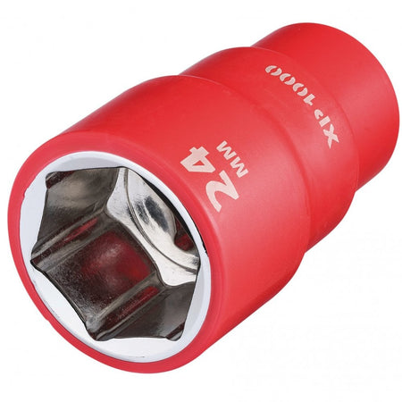 XP1000 VDE Socket, 1/2" Sq. Dr., 24mm : Model No. XP1000-1/2-SOC