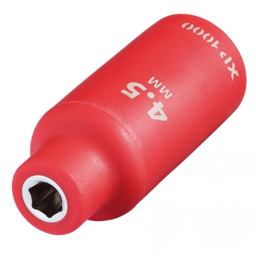 XP1000 VDE Socket, 1/4" Sq. Dr., 4.5mm : Model No. XP1000-1/4-SOC