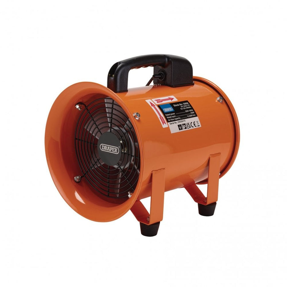 230V Air Mover Ventilator, 8"/200mm, 180W : Model No. AMV8