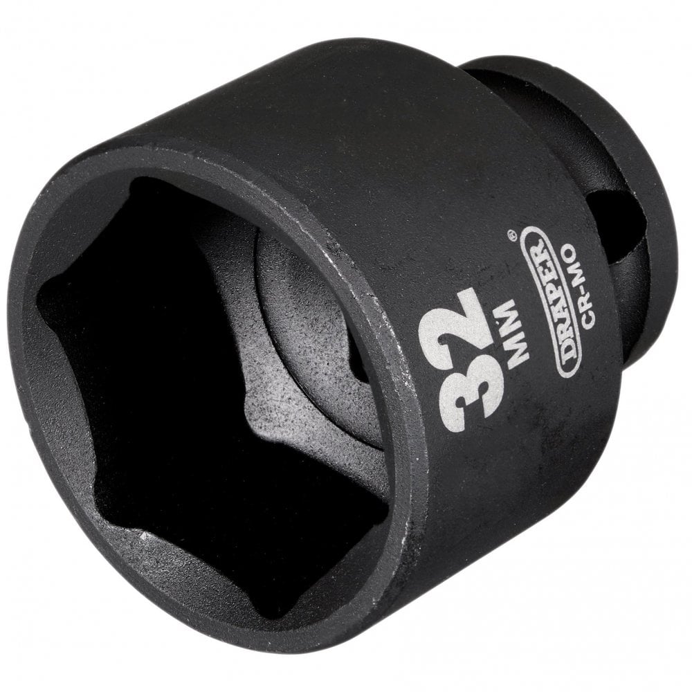 Draper Hi-TORQ Impact Socket, 1/2" Sq. Dr., 32mm : Model No. 410MM