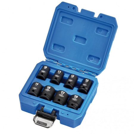 Draper HI-TORQ Metric Impact Socket Set, 3/8" Sq. Dr. (8 Piece) : Model No. 409/8/MM