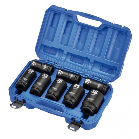 Draper HI-TORQ Metric Deep Impact Socket Set, 3/4" Sq. Dr. (8 Piece) : Model No. 419D/8/MM
