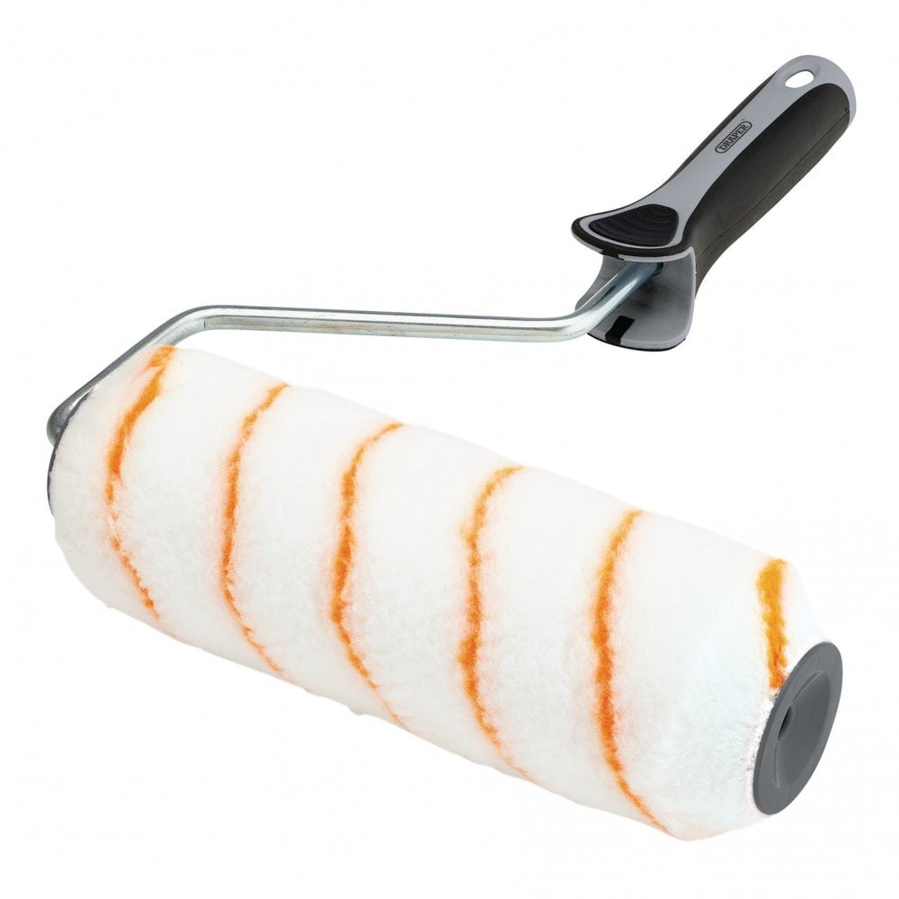 Long Pile Polyester Paint Roller with Soft Grip Handle, 9"/230mm : Model No. ROLL-9PL
