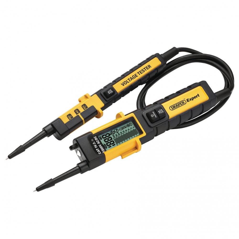 Draper Expert AC/DC High Voltage CAT IV Tester, 1000V : Model No. AC/DC