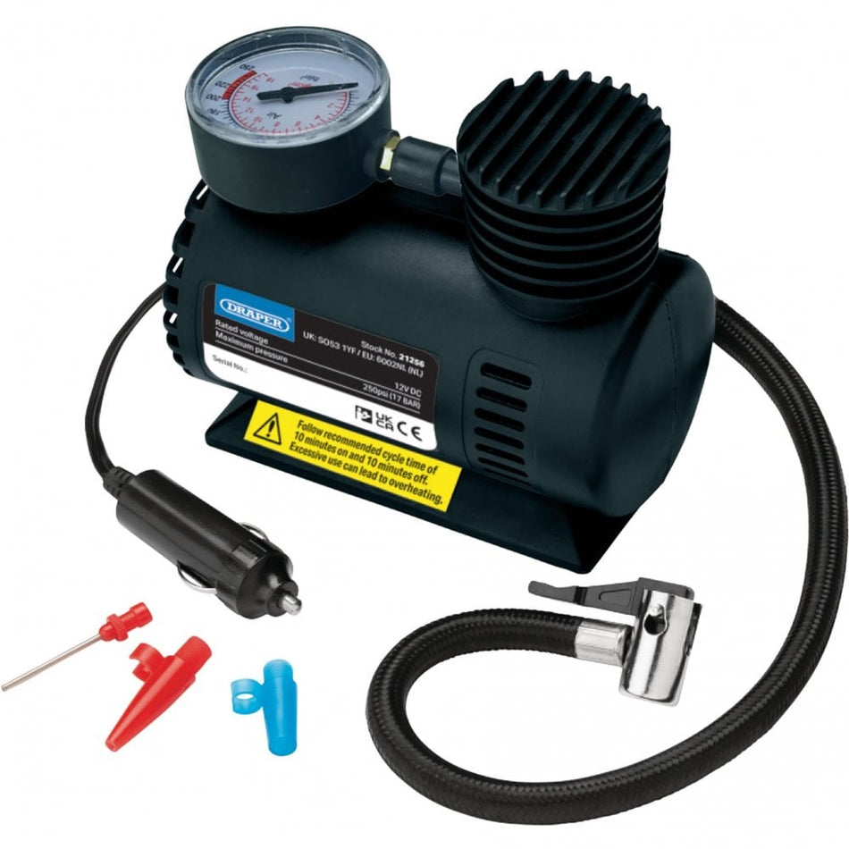 12V Mini Air Compressor : Model No. AC12VA