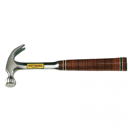 Estwing E12C Curved Claw Hammer with Leather Grip, 12oz/336g : Model No. E12C