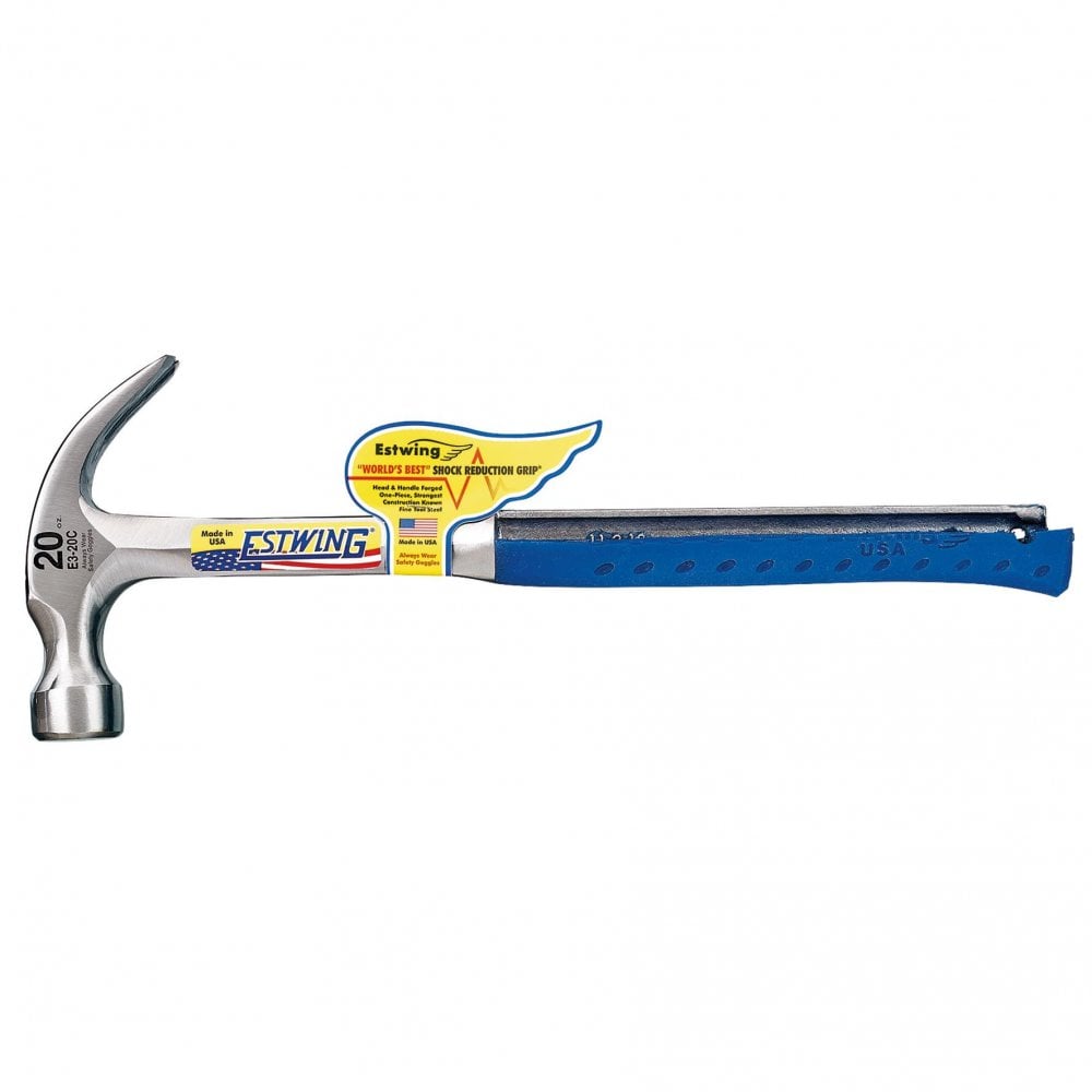 Estwing E3-20C Curved Claw Hammer (International), 20oz/560g : Model No. E3/20C