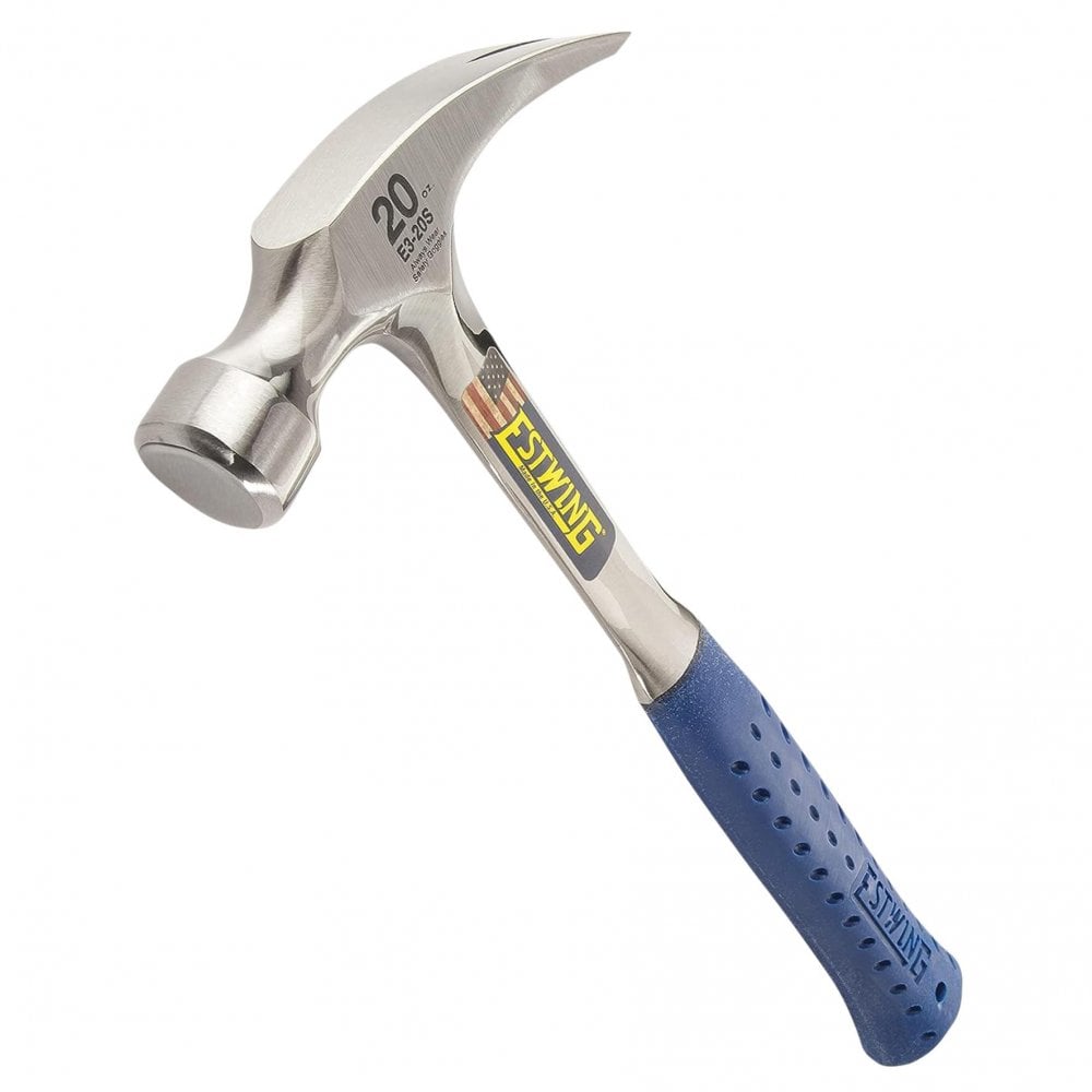 Estwing E3-20S Straight Claw Hammer, 20oz/560g : Model No. E3/20S