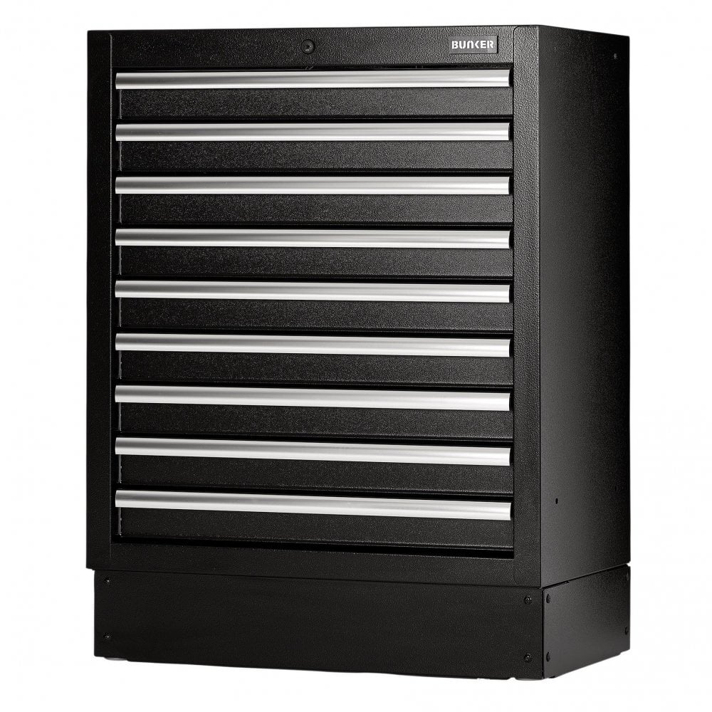 BUNKER Modular Floor Cabinet, 9 Drawer, 680mm : Model No. MS400-9BU