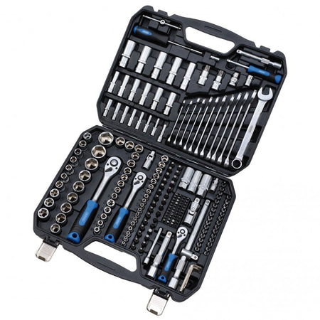 Draper HI-TORQ Metric Socket and Bit Set, 1/4", 3/8" and 1/2" Sq. Dr. (219 Piece) : Model No. MIXSS219
