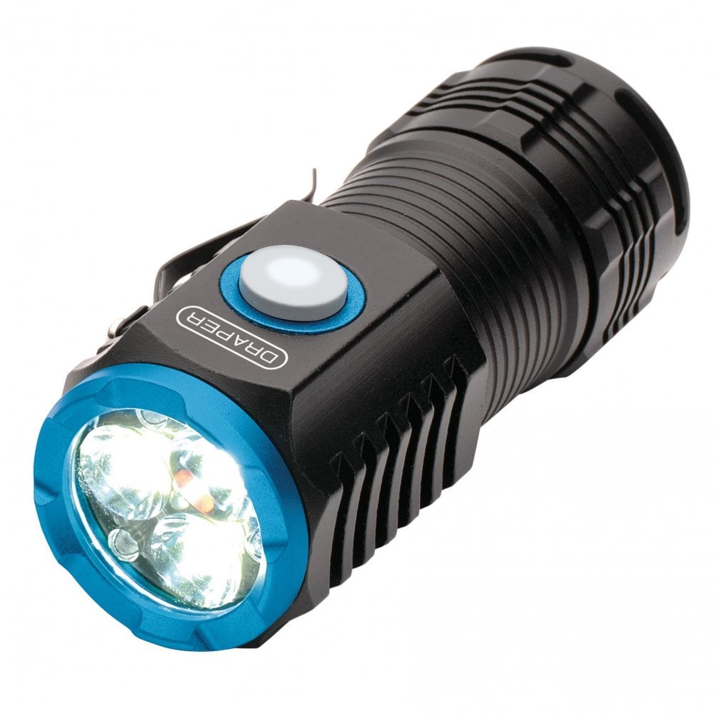 LED Rechargeable Pocket Torch, 3 x 8W, 1800 Lumens, USB-C Cable Supplied : Model No. PFL2000