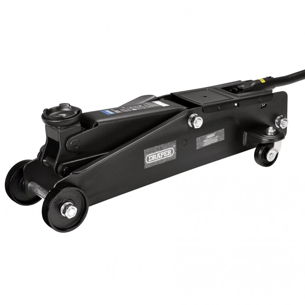 Long Chassis Trolley Jack, 3 Tonne, Black : Model No. TJ3LD