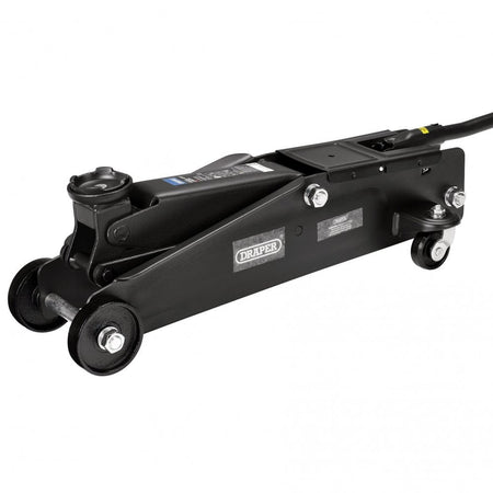 Long Chassis Trolley Jack, 3 Tonne, Black : Model No. TJ3LD