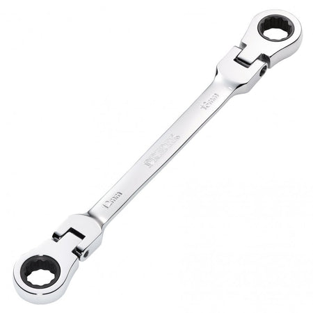 Draper HI-TORQ Metric Flexible Head Double Ring Ratchet Spanner, 12 x 13mm : Model No. 8231FBSMM