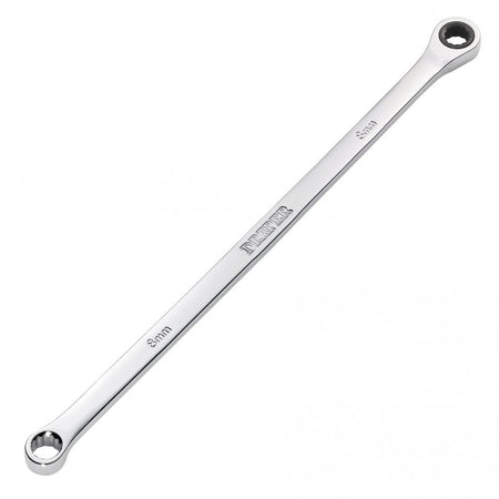 Draper HI-TORQ Metric Extra-Long Double Ring Ratchet Spanner, 8mm : Model No. 8231BSXLMM