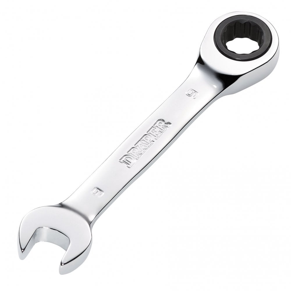 Draper HI-TORQ Metric Stubby Ratchet Combination Spanner, 9mm : Model No. 8230MMS