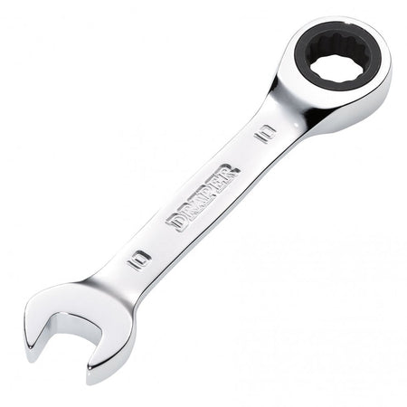 Draper HI-TORQ Metric Stubby Ratchet Combination Spanner, 10mm : Model No. 8230MMS