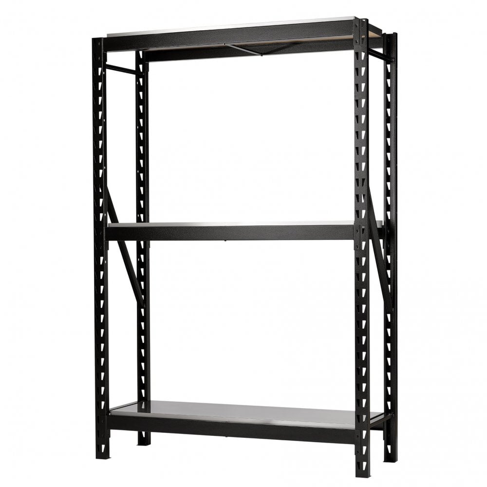 BUNKER 14 Piece Modular 3 Tier Racking with Stainless Steel Shelving, 1500mm : Model No. MS400-54-14PC S
