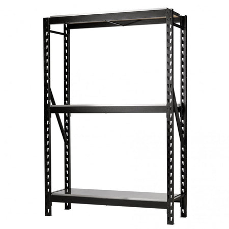 BUNKER 14 Piece Modular 3 Tier Racking with Stainless Steel Shelving, 1500mm : Model No. MS400-54-14PC S