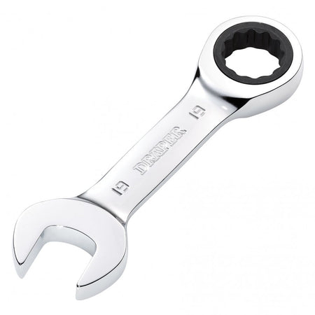 Draper HI-TORQ Metric Stubby Ratchet Combination Spanner, 19mm : Model No. 8230MMS