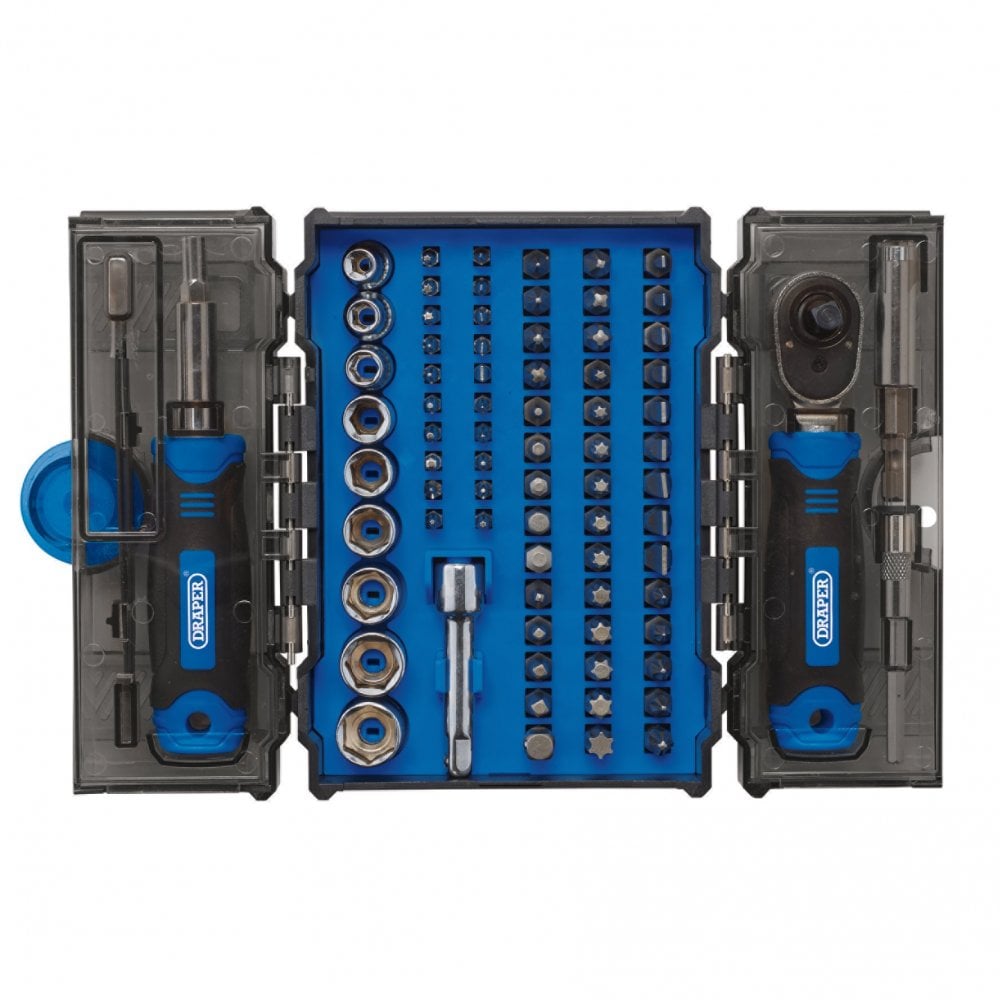 Ratchet and Screwdriver Bit Set (78 Piece) : Model No. RBS78