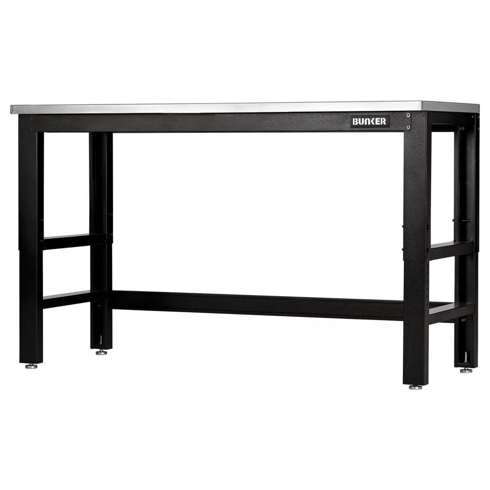 BUNKER Workbench with Stainless Steel Worktop, 1550mm : Model No. B300-WB61SS