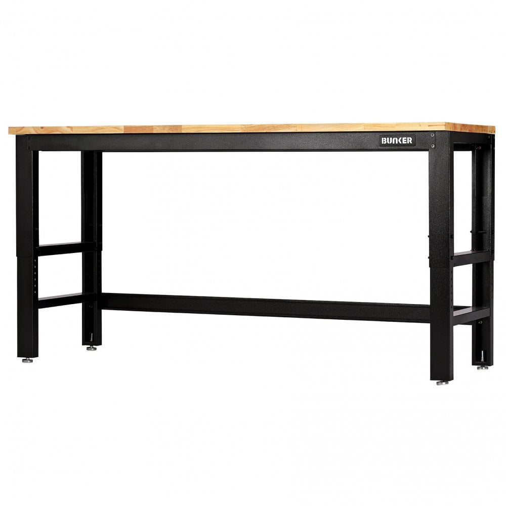 BUNKER Workbench with Hardwood Worktop, 1830mm : Model No. B300-WB72W