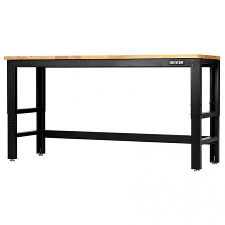 BUNKER Workbench with Hardwood Worktop, 1830mm : Model No. B300-WB72W
