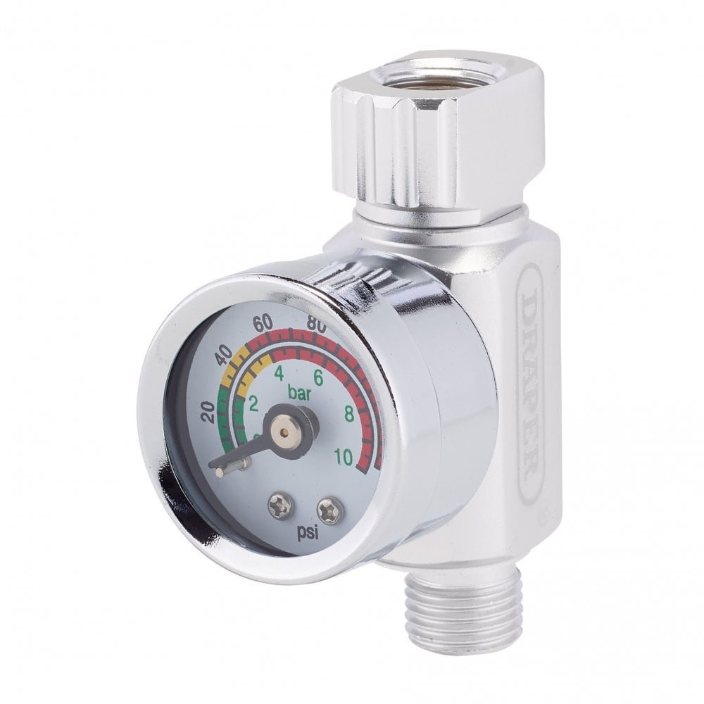 1/4" BSP On-Gun Air Regulator and Gauge, 140psi : Model No. DAT-OARG