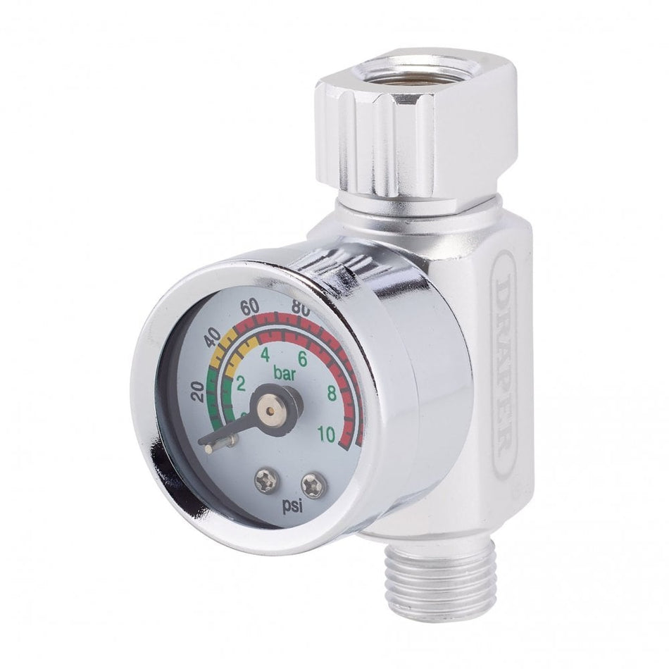 1/4" BSP On-Gun Air Regulator and Gauge, 140psi : Model No. DAT-OARG