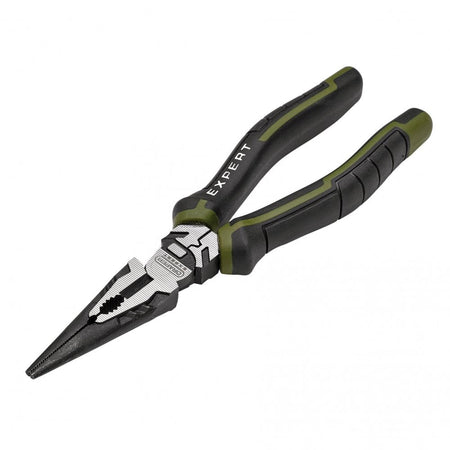 Draper Expert High Leverage Long Nose Pliers, 200mm : Model No. PL-EX/HLLP-200
