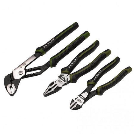 Draper Expert High Leverage Pliers Set with Water Pump Pliers (3 Piece) : Model No. PL-EX/HLP-SET2