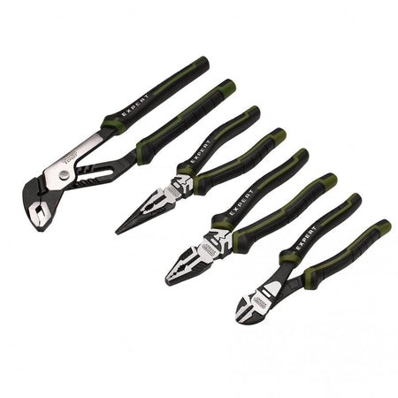 Draper Expert High Leverage Pliers Set with Water Pump Pliers (4 Piece) : Model No. PL-EX/HLP-SET3