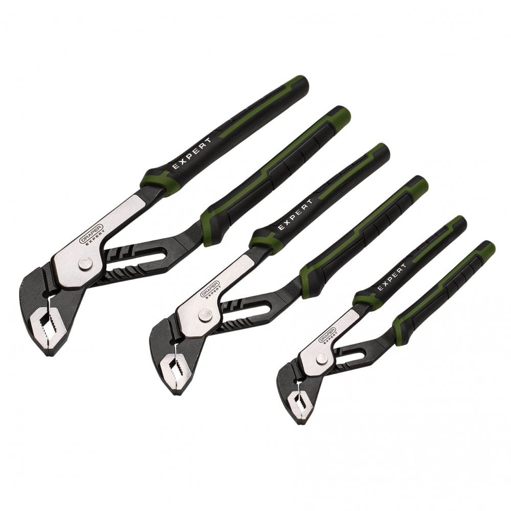 Draper Expert Water Pump Pliers Set (3 Piece) : Model No. PL-EX/WPP-SET
