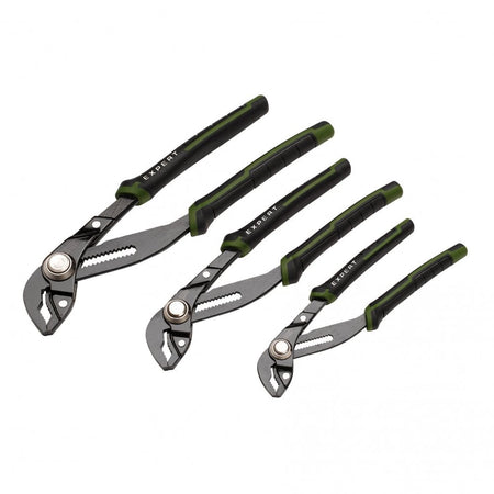Draper Expert Quick Release Water Pump Pliers Set (3 Piece) : Model No. PL-EX/QRWPP-SET