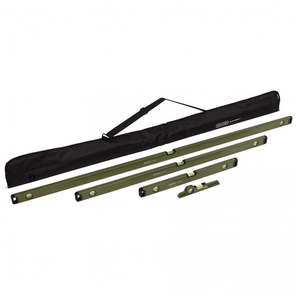 Draper Expert Box and Boat Spirit Level Set (4 Piece) : Model No. EBSLS1