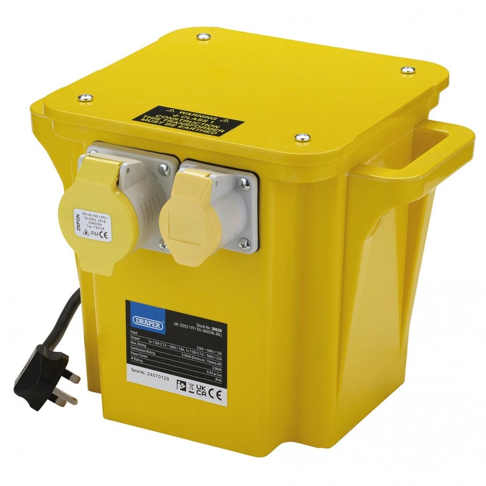110V Portable Transformer, 5.0kVA : Model No. DPT5000A