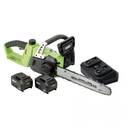 D20 40V Chainsaw, 2 x 4.0Ah Batteries, 1 x Fast Charger : Model No. PTKD20CS/41