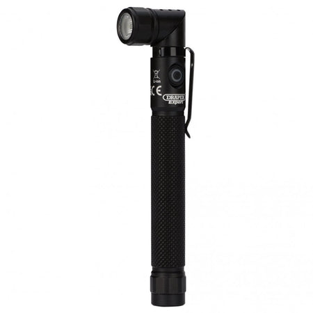 Draper Expert SMD LED USB Rechargeable 90 Adjustable Head Torch, 3.5W, 350 Lumens, USB-C Cable Supplied : Model No. RFL350